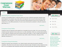 Tablet Screenshot of comparison-essay-writing.net